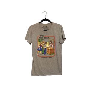 Hot topic sell your soul short sleeve, gray T-shirt, size small